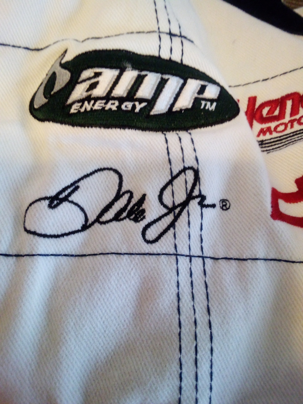 National Guard White Racing-Style Performance Jacket - Picture 3 of 5